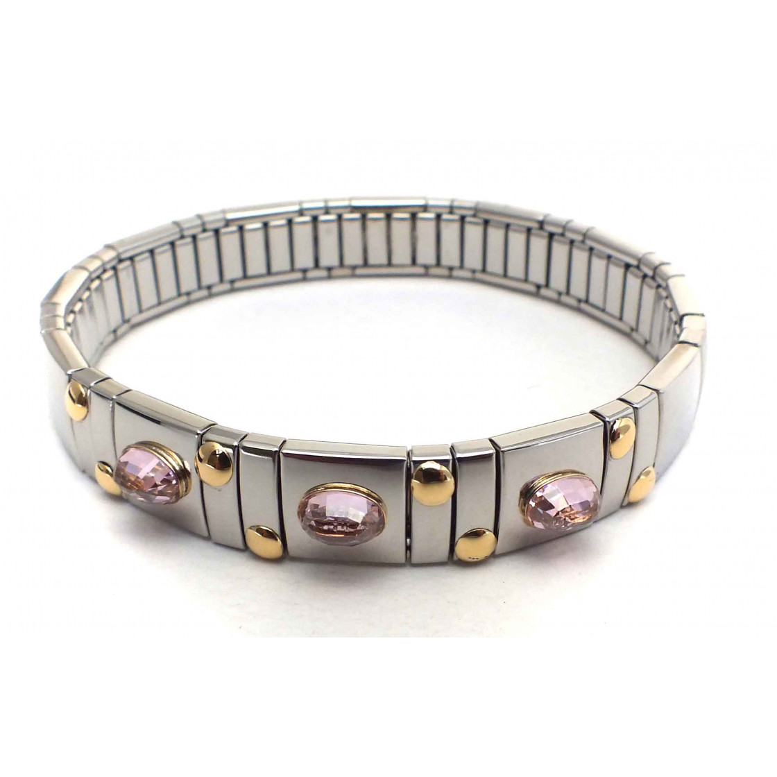 Shanrya Edelstahl-Armband Roségold - Verstellbares Uhrenarmband 10mm