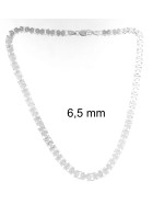 Königskette flach 925 Silber Maße wählbar Halskette Herren Männer Silberkette Damen Frauen Schmuck
