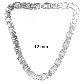 Königskette flach 925 Silber Maße wählbar Halskette Herren Männer Silberkette Damen Frauen Schmuck