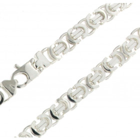 BYZANTINE Flat Chain Bracelet Sterling Silver