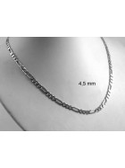 Necklace Figaro Chain Sterling Silver 3 mm 40 cm
