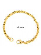 Bracelet Gold Doublé 8 mm 27 cm