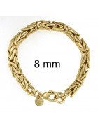 Bracelet Gold Doublé 8 mm 27 cm