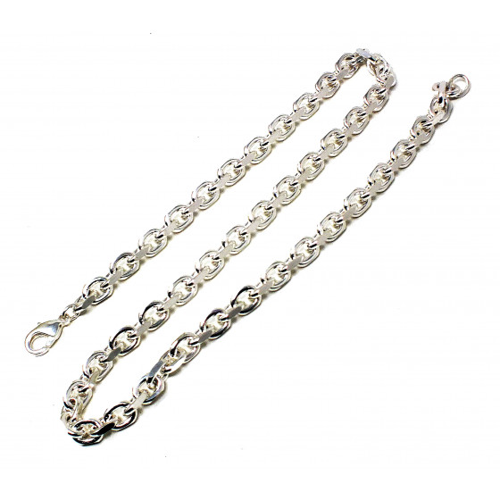 Necklace Anchor Chain Silver Plated