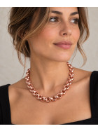 Collier chaine Jaseron or rose doublé ou plaqué or rose