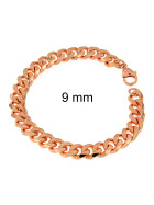 Bracciale Grumetta oro rosa doublé 7 mm 16 cm