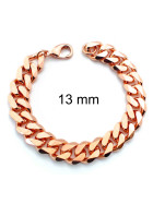 Bracciale Grumetta oro rosa doublé 7 mm 16 cm