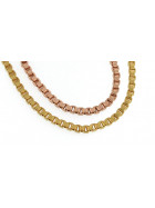 Bracelet Chaîne vénitiennes plaqué or jaune ou rosé