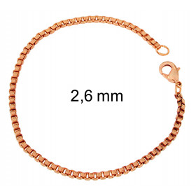 Bracciale veneziano Doublé 4 mm 21 cm