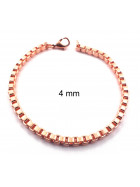 Bracciale veneziano Doublé 4 mm 21 cm