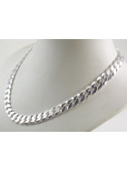 Collana catena grumetta 925 argento 10 mm 90 cm oumo donna