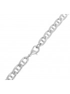 Necklace Bar Curb Chain Silver Plated or Doublé