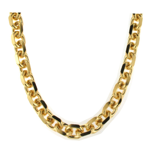 Necklace Anchor Chain Sterling Silver Gold Plated