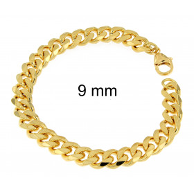 Curb Chain Bracelet Gold Doublé 5,5 mm 16 cm