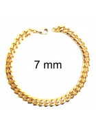 Curb Chain Bracelet Gold Doublé 5,5 mm 20 cm