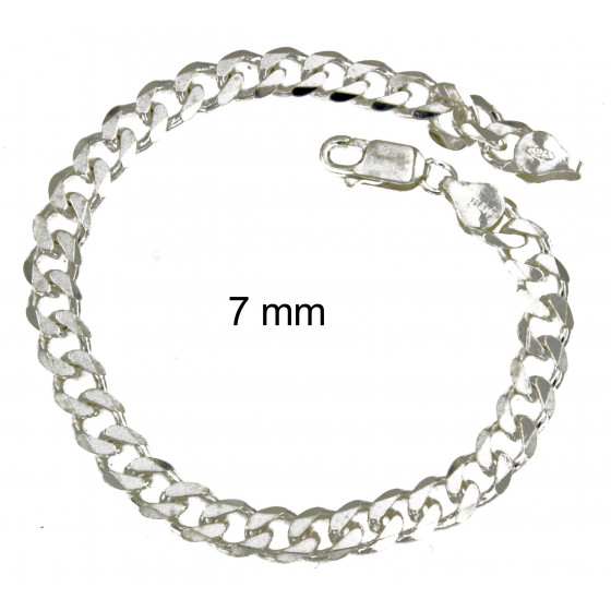 Bracelet chaine Gourmette 925 argent