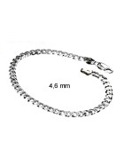 Bracciale catena Grumetta 925 argento 5,5 mm 16 cm