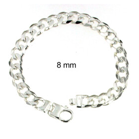 Bracelet Curb Chain Sterling Silver 5,5 mm 21 cm
