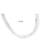 Curb Chain Necklace Sterlingsilver 3 mm 80 cm Jwellery Men Women Pendant