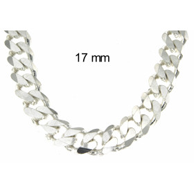Collana catena grumetta 925 argento 10 mm 55 cm oumo donna