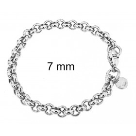 BELCHER BRACELET silver plated Mens Womens Gift Anklet Jewelry tendenze Italy