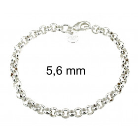 Erbsarmband versilbert Armband Damen Herren Männer Schmuck Fußkettchen