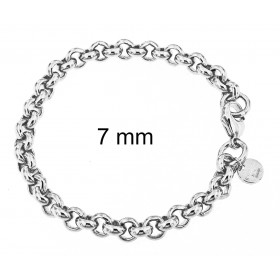 Erbsarmband versilbert Armband Damen Herren Männer Schmuck Fußkettchen