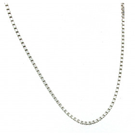 Venezianerkette 925 Silber Silberkette 2,5 mm breit 40 cm lang Halskette Damen Herren Anhängerkette