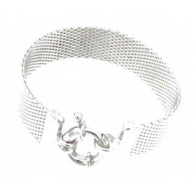 Bracelet Milanaise silver plated