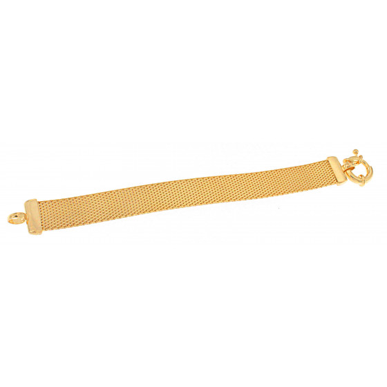 Bracelet chaine Milanaise or doublé ou plaqué or