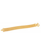 Pulsera Milanese chapada oro 21 cm