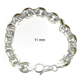 Ankerarmband 925 Silber 3,8 mm breit 17 cm lang Armband Herren Männer Silberarmband Damen