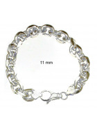Bracelet chaine Ancre 925 argent 11 mm 20 cm