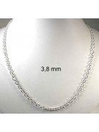 Collana catena Ancora 925 argento 3,8 mm 45 cm