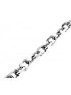 Ankerkette 925 Silber 11 mm breit 50 cm lang Halskette Herren Männer Silber-Kette Damen