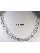 Necklace Anchor Chain Sterling Silver 11 mm 50 cm