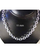 Necklace Anchor Chain Sterling Silver 11 mm 50 cm