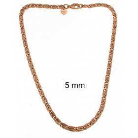 Collana catena lumachina placcata oro 2 mm 40 cm