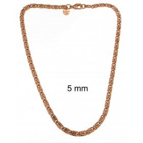 Necklace S-Curb Chain Gold Doublé 10 mm 50 cm