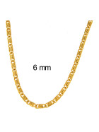 Collana lumachina oro giallo doublé  10 mm 80 cm